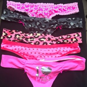 Victoria Secrets thongs NWOT SZ M